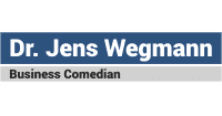 Logo Dr. Jens Wegmann - Business Comedian